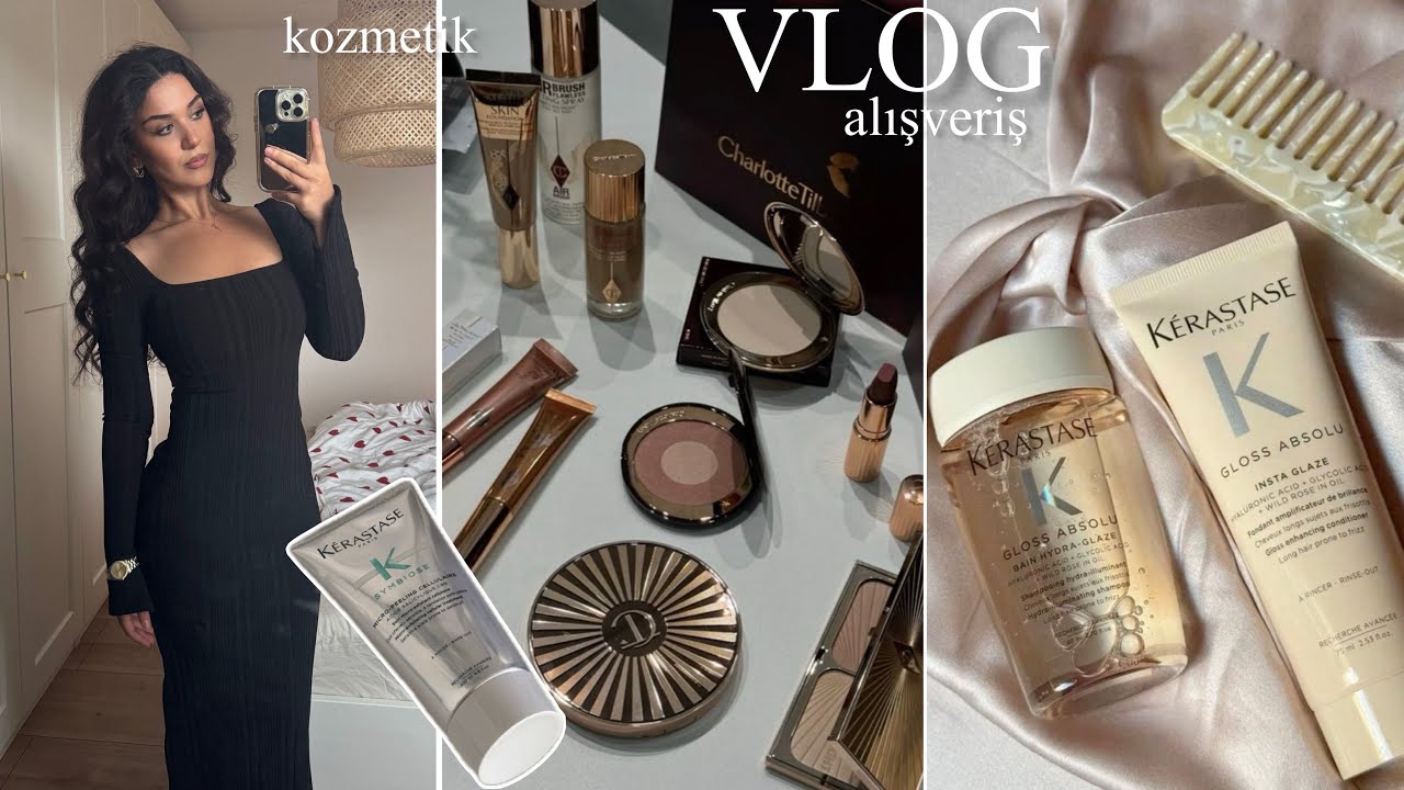 DEV ALIŞVERİŞ VLOG I saç bakım, kozmetik, makyaj malzemeleri alışverişim 
