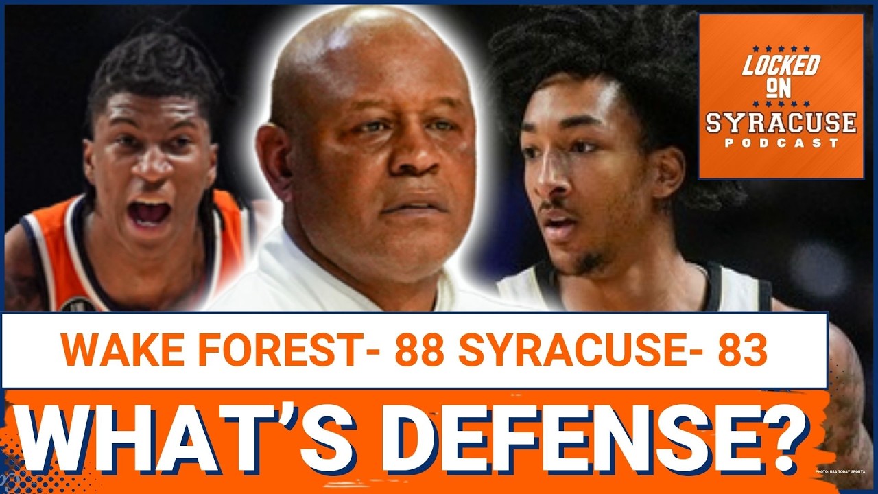 REACTION: Syracuse Basketball Plays NO DEFENSE in Loss to Wake Forest | Adrian Autry Era ALMOST Over