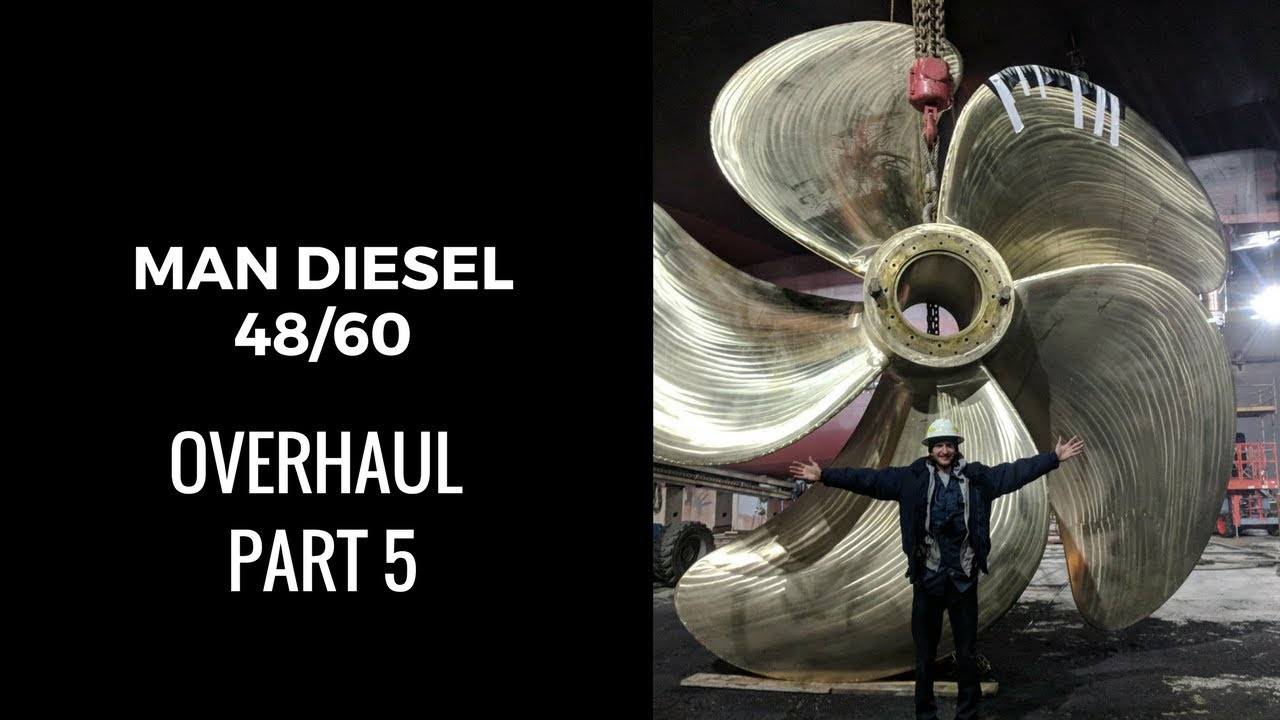 MAN Diesel 48/60 Overhaul Part 5