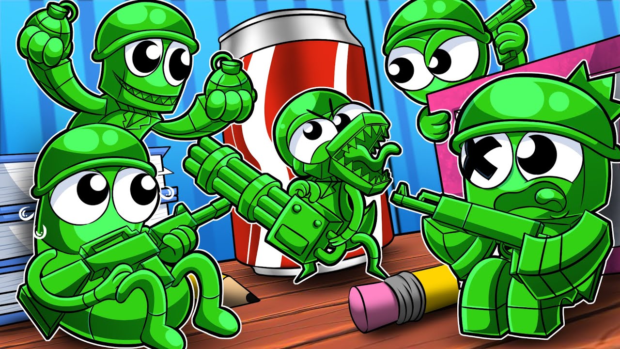 RAINBOW TOY SOLDIERS! (Roblox Merge Toy)