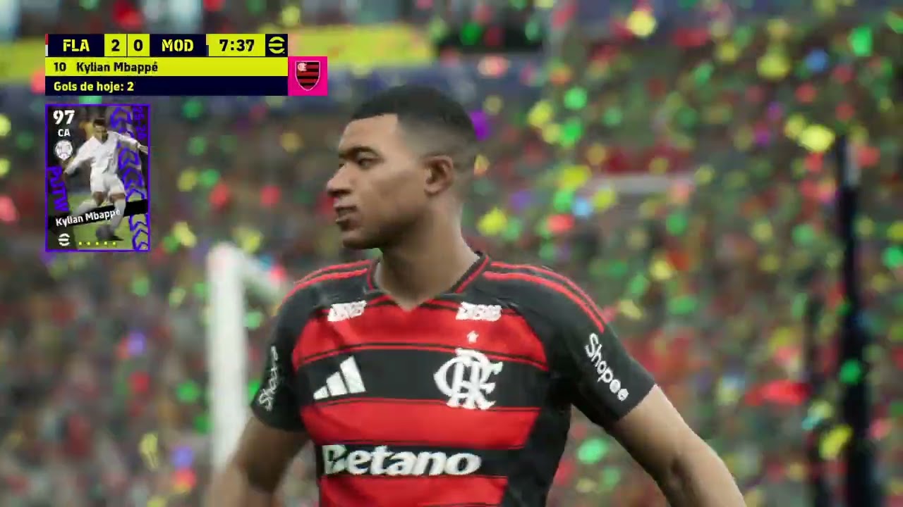 Partida de efootboll ps4