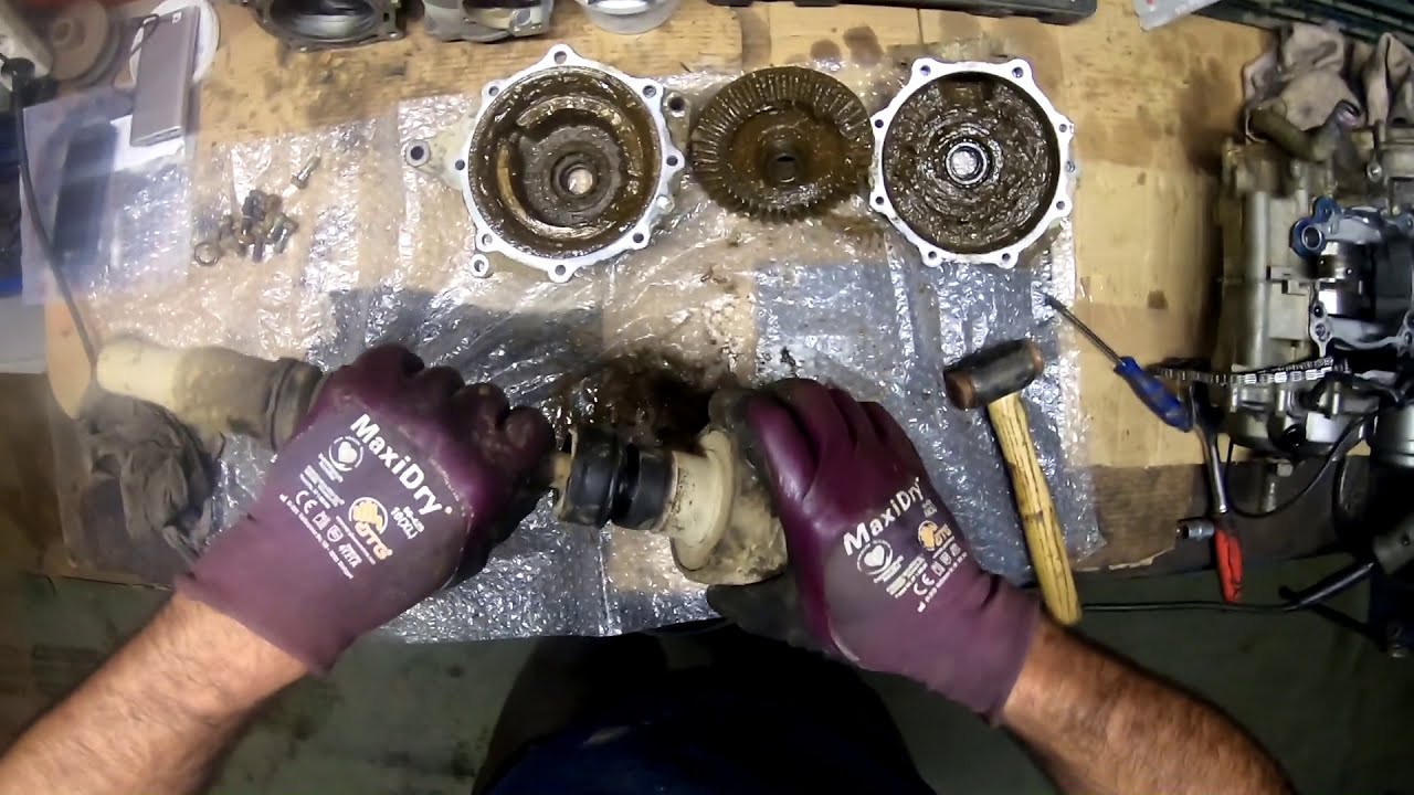 Honda ATV front differential rebuild     Honda TRX 450 jak rozkręcić przedni most