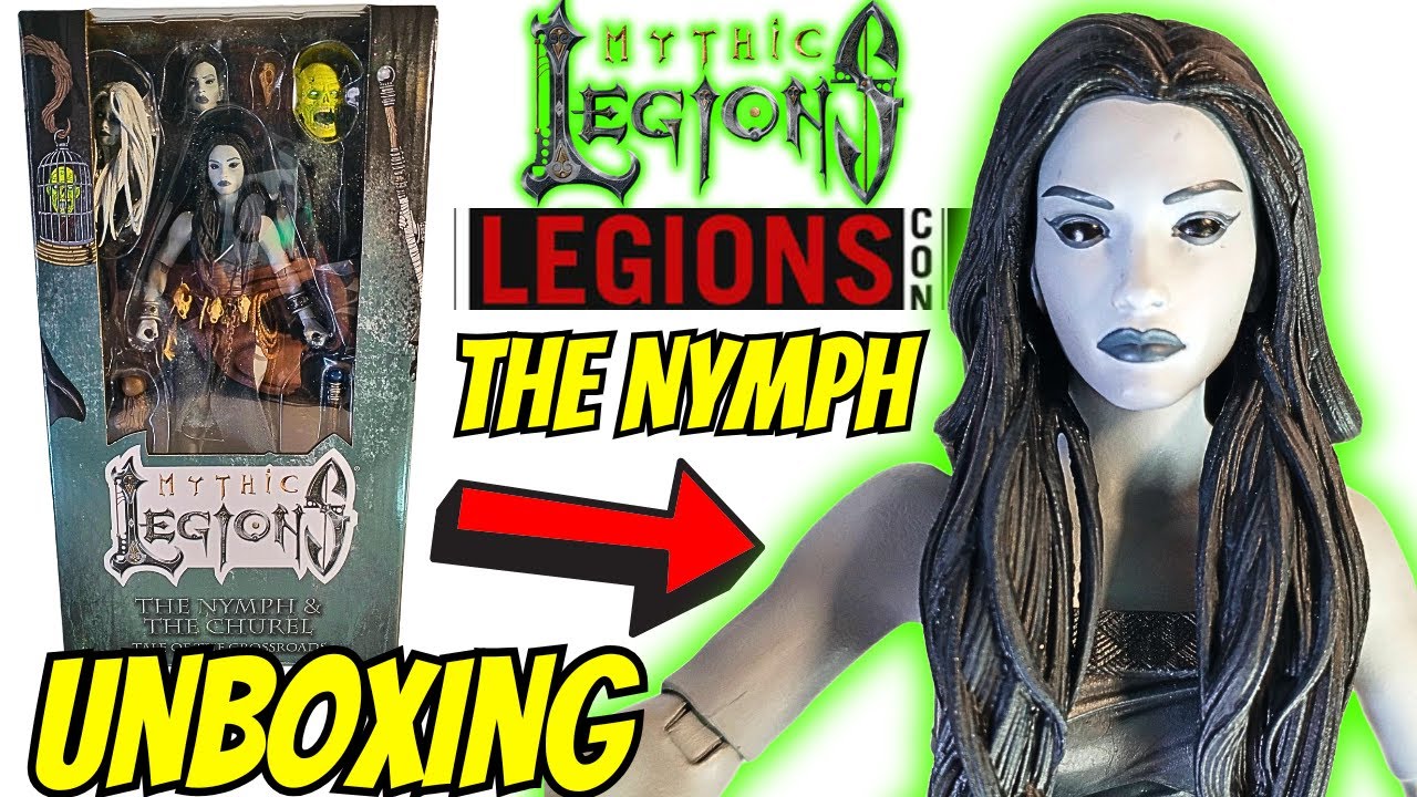 Распаковка фигурки нимфы из Mythic Legions Tale Of The Crossroads | Эксклюзивы LegionsCon 2025