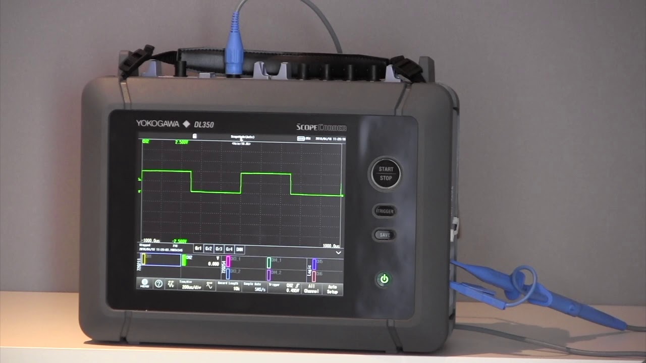 Introduction of DL350 ScopeCorder - More than a test tool