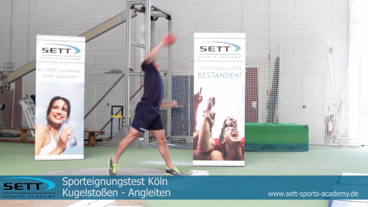 SPORTEIGNUNGSTEST KÖLN 2015 - KUGELSTOßEN - LEICHTATHLETIK