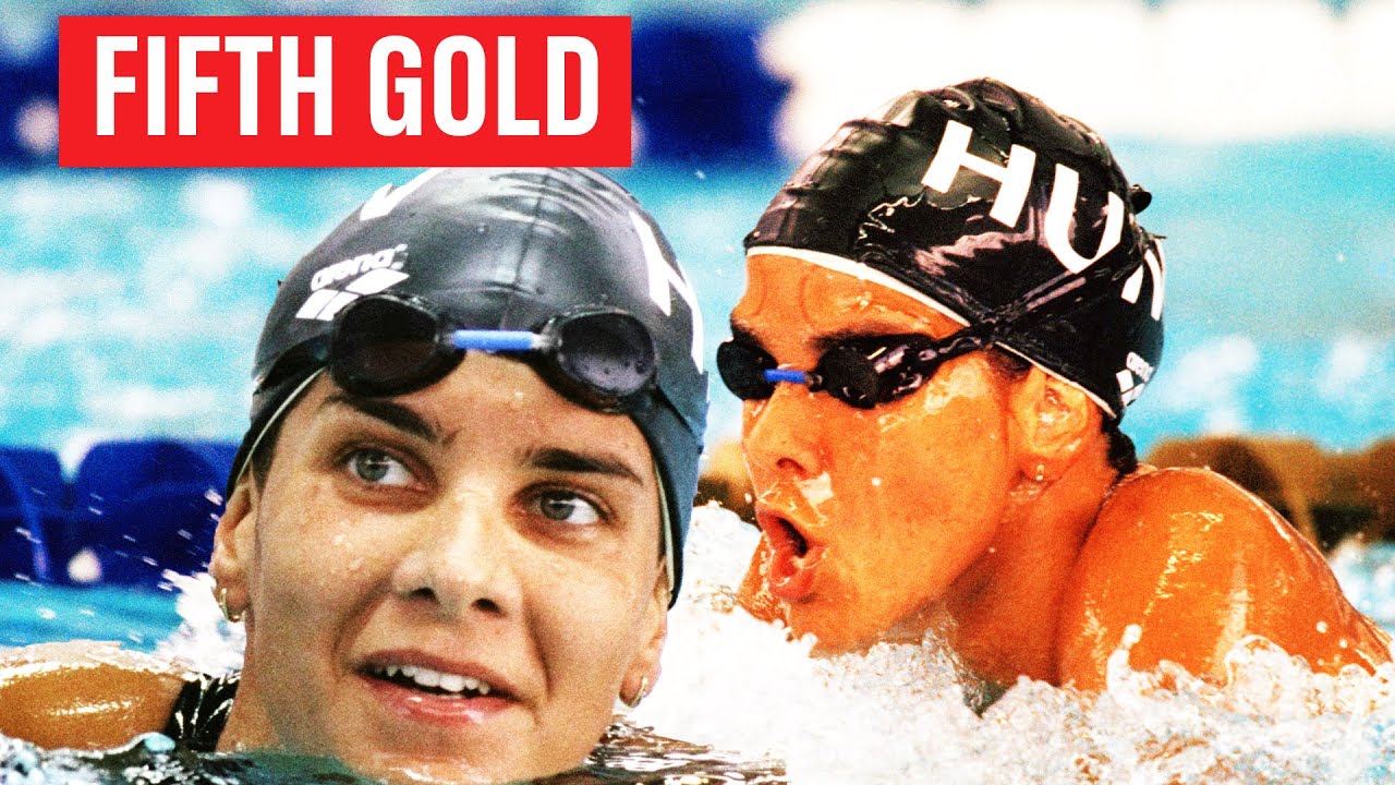 🇭🇺 Krisztina Egerszegi's iconic FIFTH gold medal! 🥇🥇🥇🥇🥇