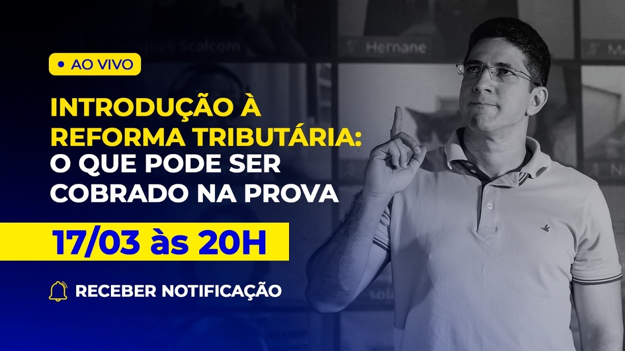 Introdução a reforma tributária : o que pode ser cobrado na prova do CFC