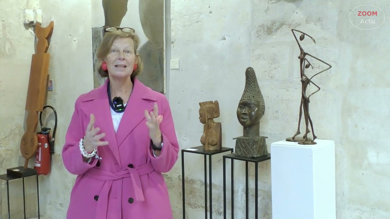 Cloître des Billettes  -Marais  PARIS  25 ANS DE LA GALERIE AFRICAINE Aude Minart