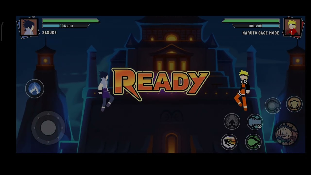 Naruto war gameplay with sej  mode Naruto vs sasuke