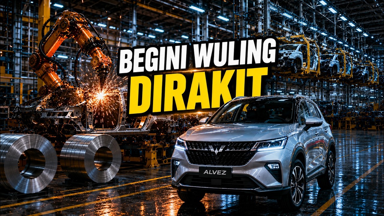 Bagaimana Mobil Wuling Dirakit di Indonesia? Dari Baja Hingga Siap Jalan