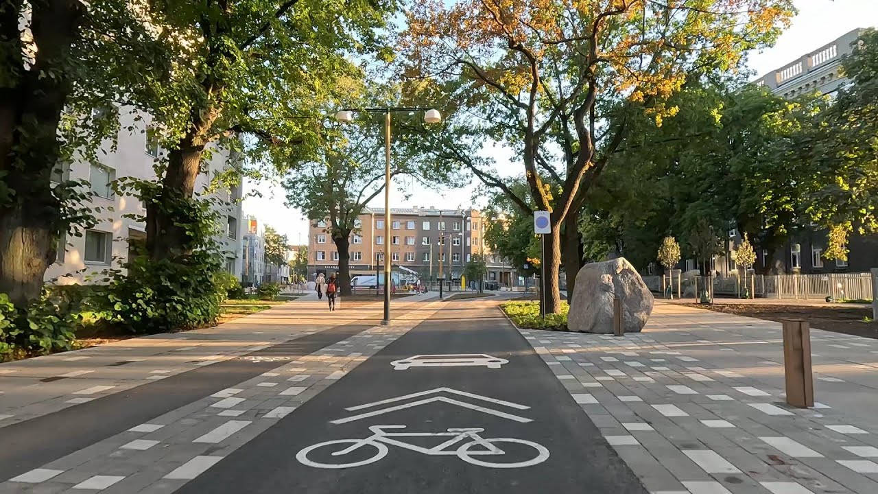 Tallinn by Bike: Renovated Vana Kalamaja Street