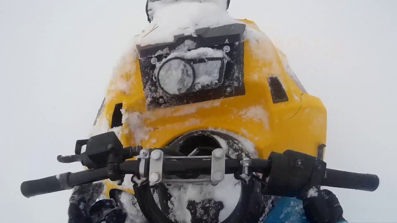 Stels Viking 600 (прокатился и порвал капот в конце)