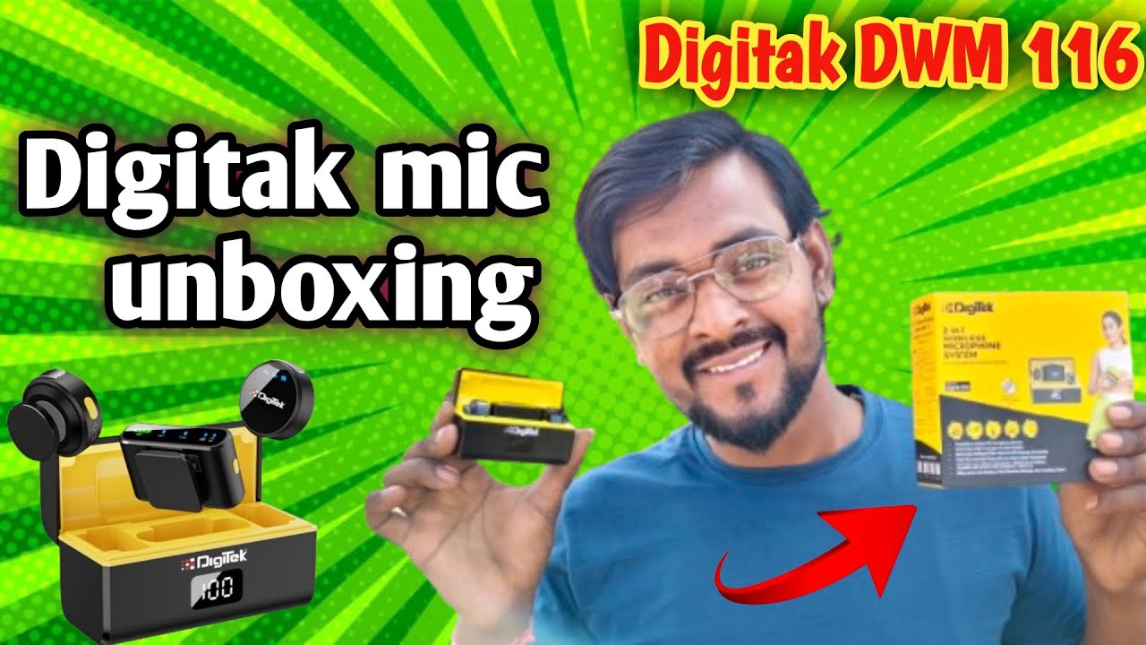 Digitak mic unboxing 🎤 || Digitak DWM 116 || unboxing video || 