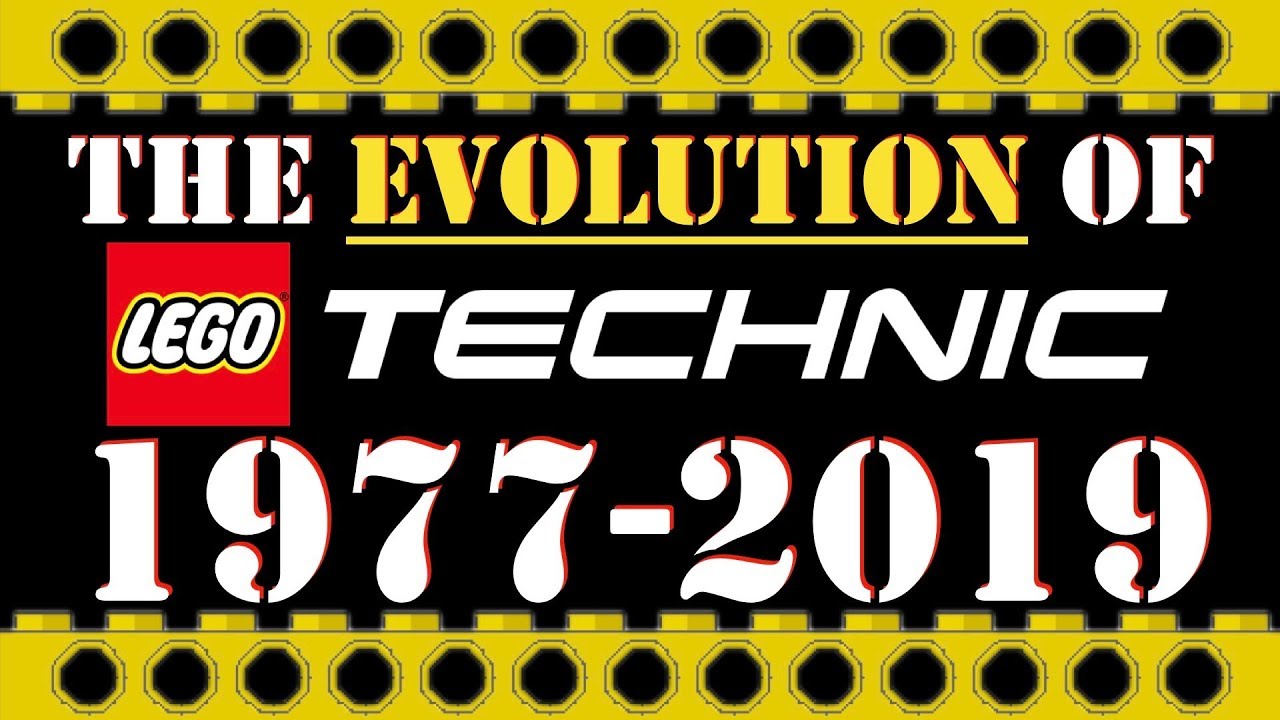 ЭВОЛЮЦИЯ LEGO TECHNIC 1977 -2019