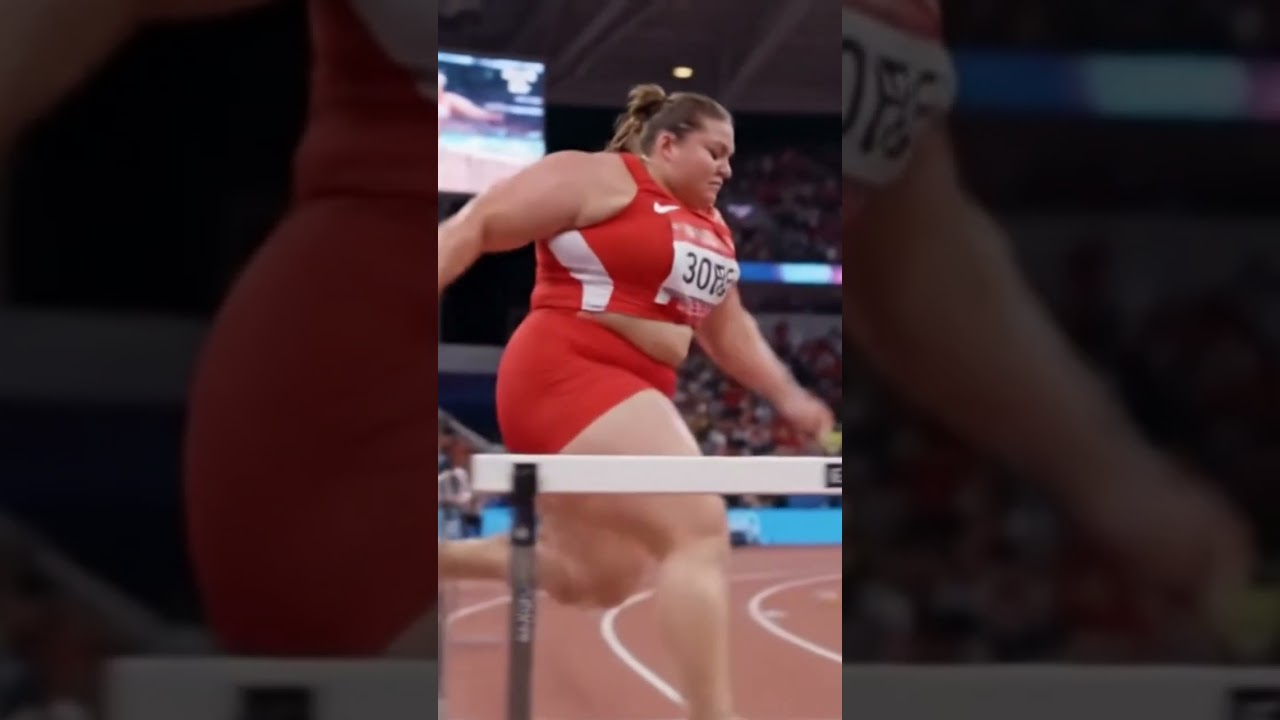 Body in Motion: Realistic AI  by Plus-Size Athlete&rdquo;#aishorts #bodypositivity #olympics