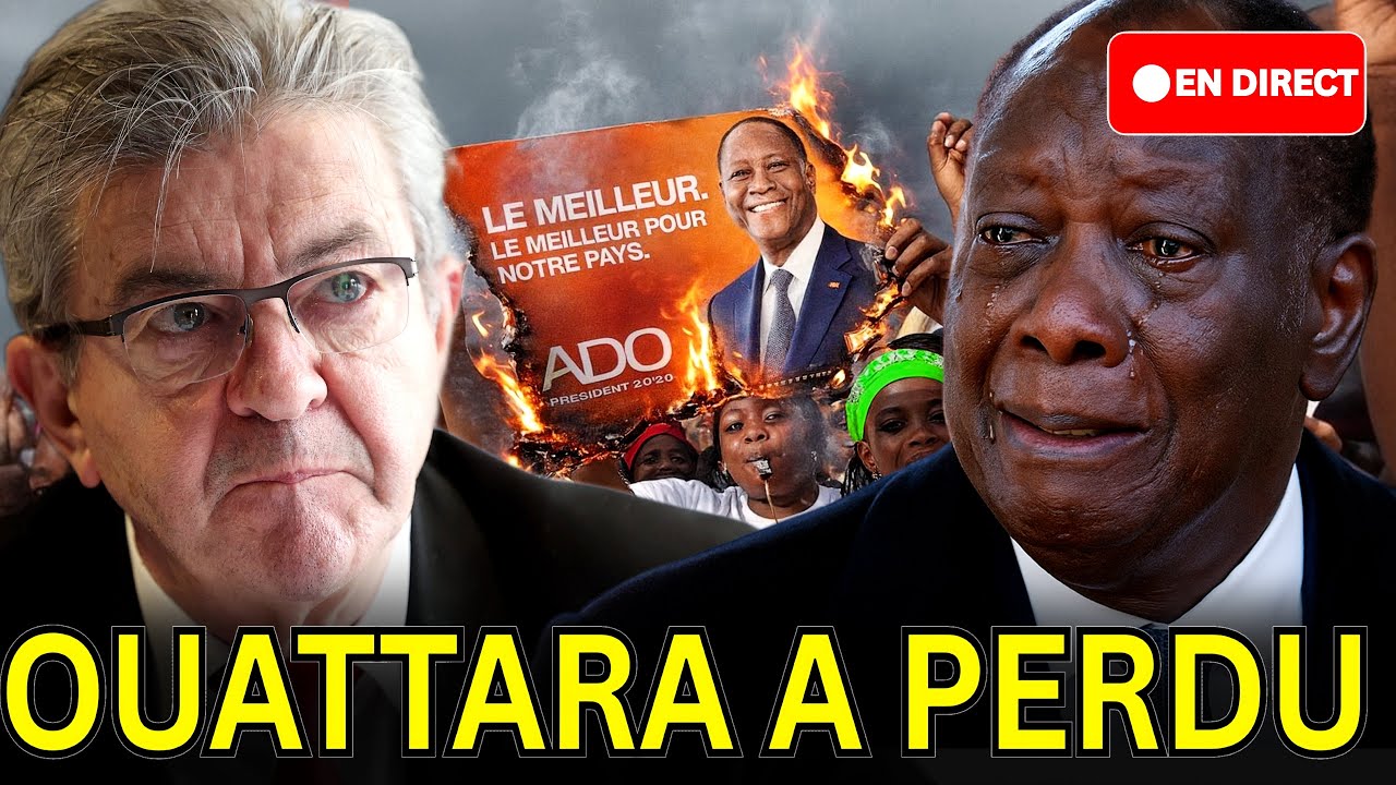 Élections frauduleuses – 4ᵉ mandat d’Ouattara : Mélenchon accuse la France de manipuler l’Afrique !