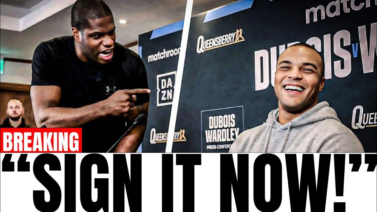 CHAOS LIVE! Daniel Dubois DEMANDS Fabio Wardley Sign the Deal!