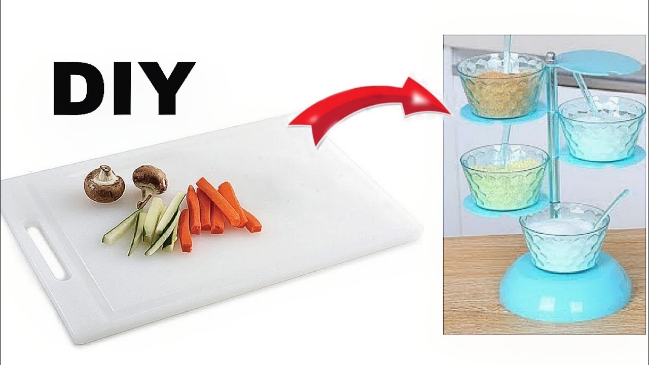 transform old cutting board DIY فكرة حصرية لتحويل لوحة تقطيع الخضر