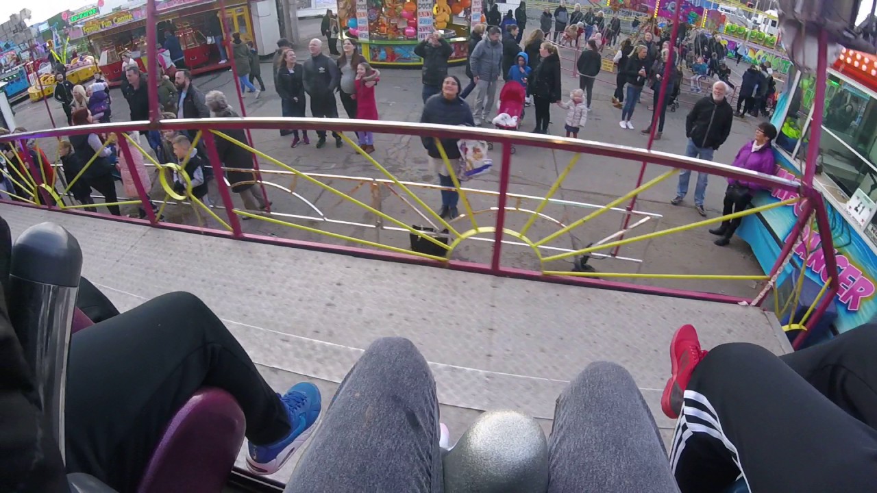 Limbo dancer on ride team valley valentines funfair 2017