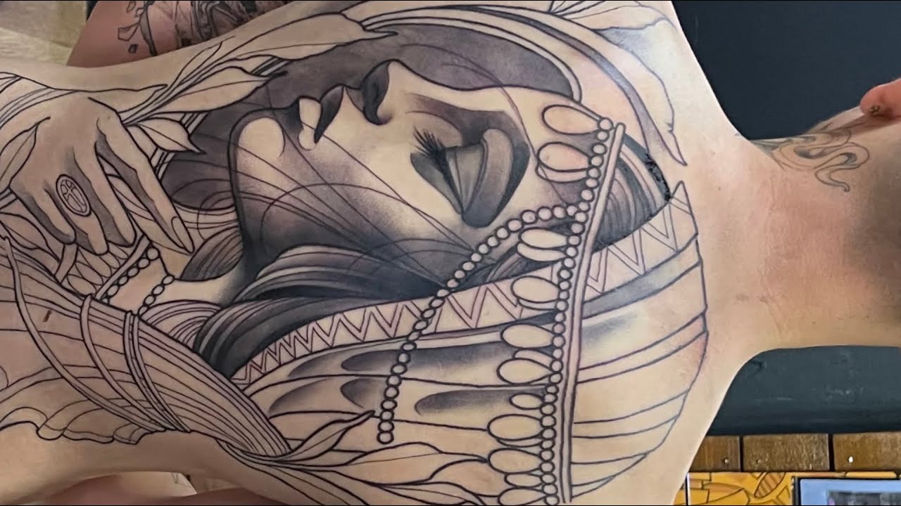 PRIMEIRA SESSAO FECHAMENTO DE COSTAS NEO TRAD - TATUANDO EM TEMPO REAL #25 - LOCKINK