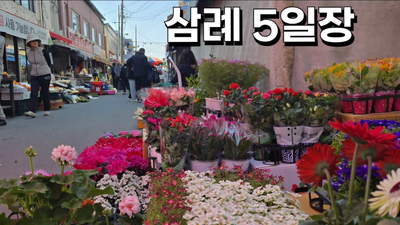 삼례 5일장 봄이 왔네요