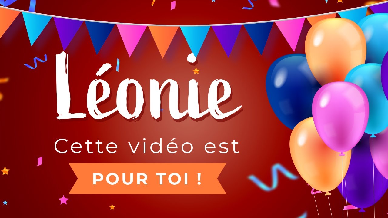 Joyeux anniversaire Léonie !