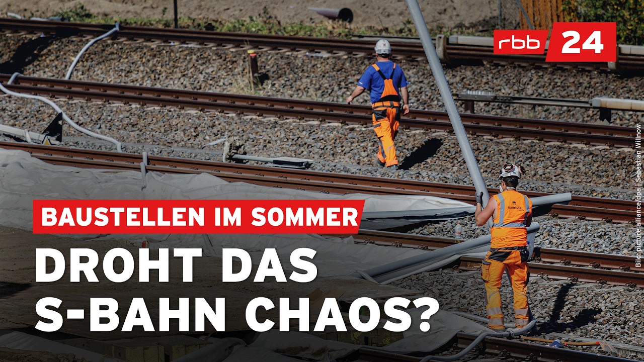 Großbaustelle S-Bahn: Dauersperrungen und Ersatzverkehr im Sommer