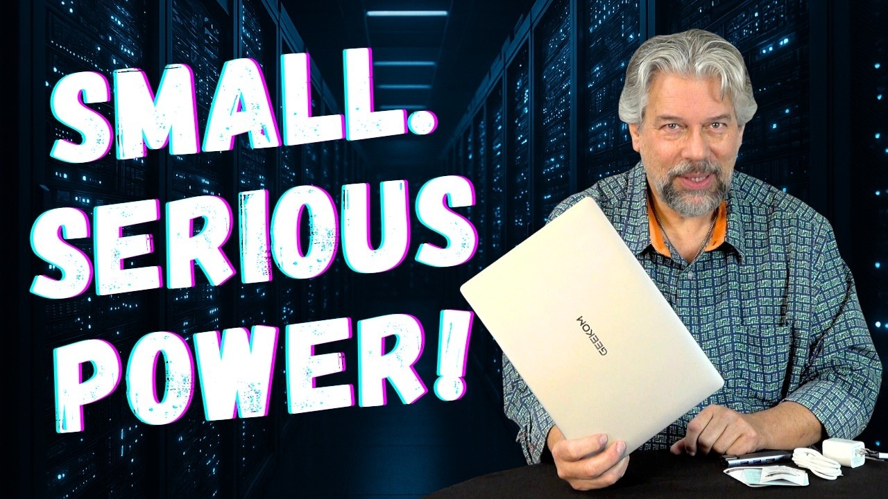 Сверхлегкий и мощный ноутбук? Демонстрация и обзор ноутбука GEEKOM GeekBook X14 Pro на базе Windows.