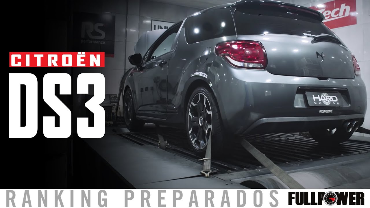 Francês no Ranking Preparados! Citroën DS3 acelerando nos rolos da Hard Performance