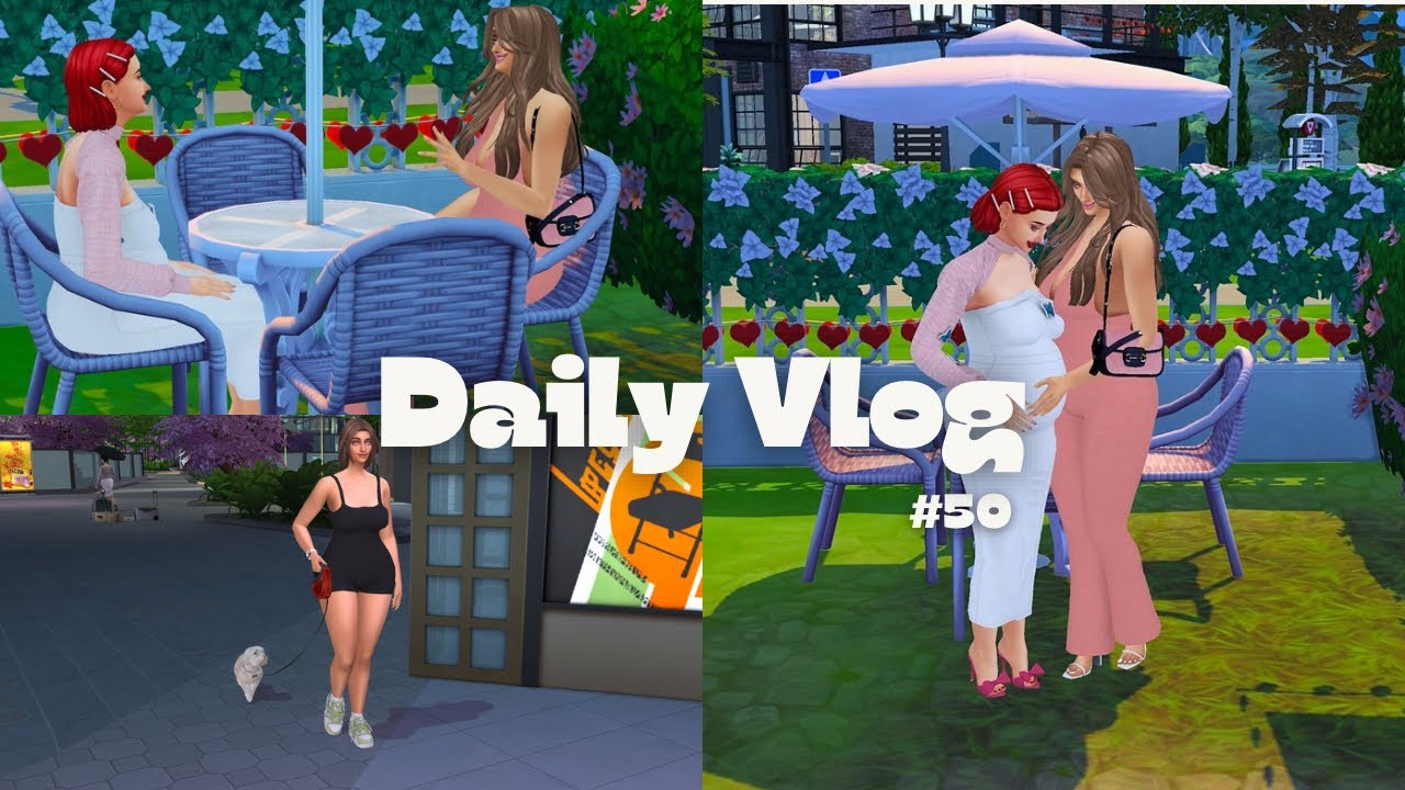 Sims 4 Vlog | A day with my best friend ❤️