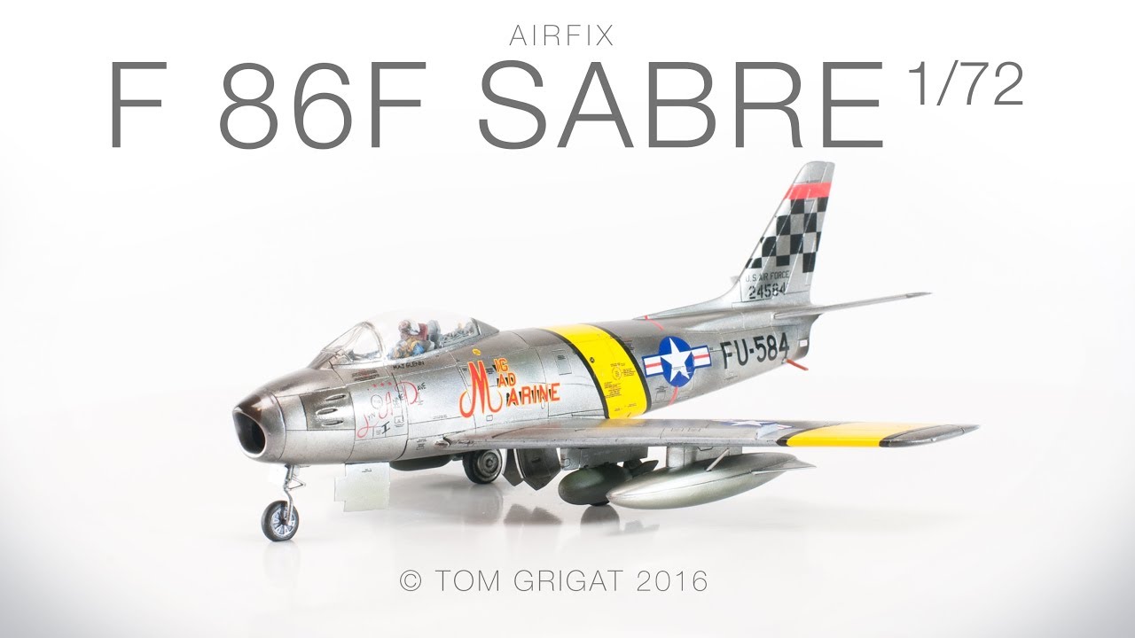 Airfix F 86F Sabre, 1/72 - Stopmotion