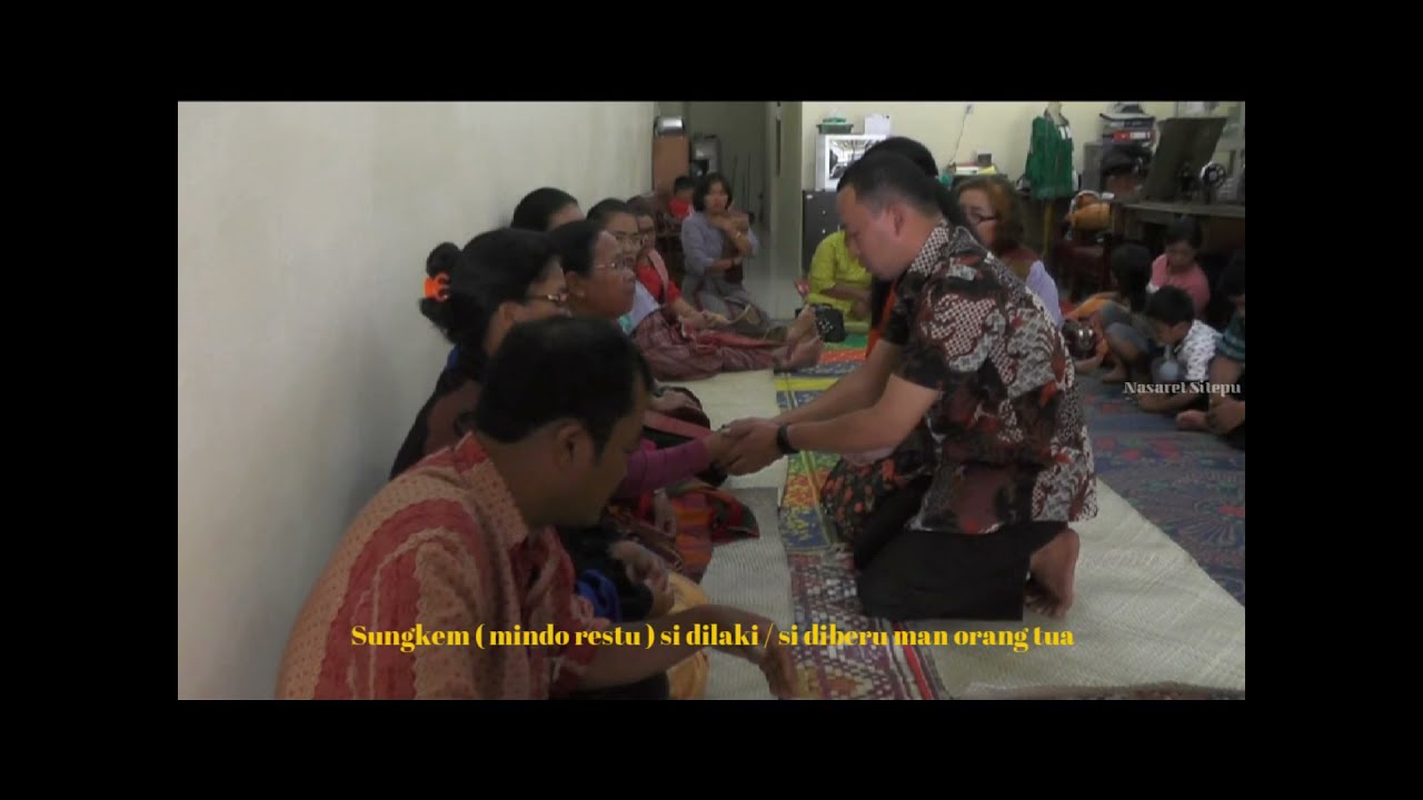 persikapen pasu pasu gereja gbkp + sungkemen pesta adat karo / acara sungkeman pernikahan karo