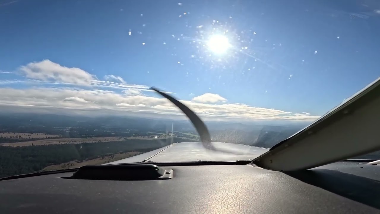 Cockpit Dash Mounted Camera Test (With Ham Radio Operations)