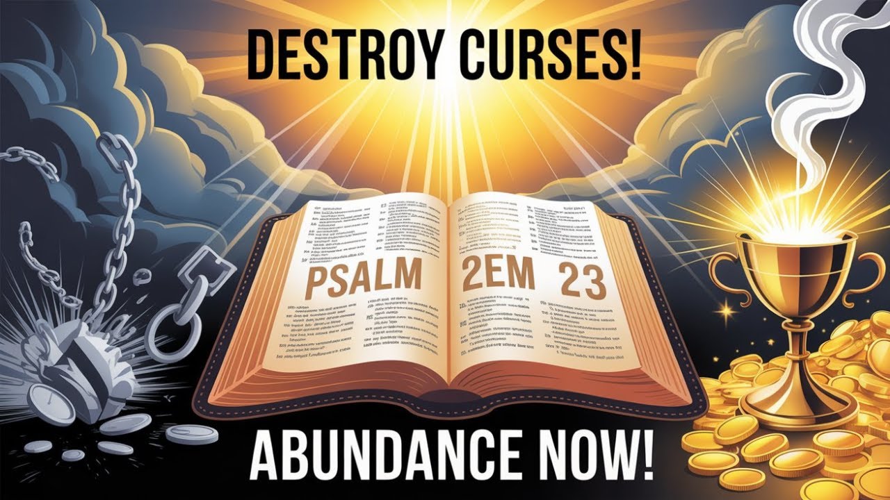 Psalm 23 – DESTROY FINANCIAL CURSES, Witchcraft and Blockages! Abundance Now...#bibleverse #psalm23