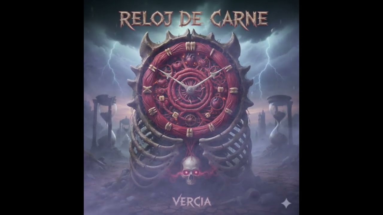 Reloj de Carne 💀(Rap melodico)-Vercia,Studio SUNO.Disponible en Spotify 