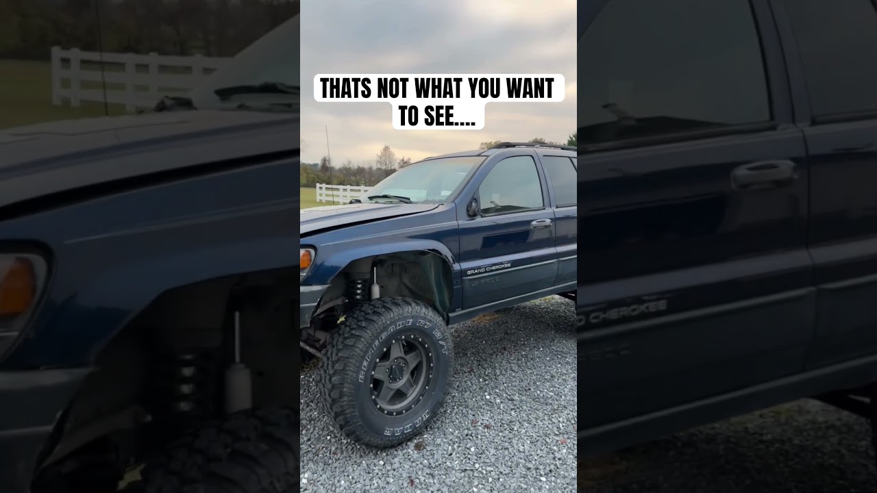 RUST ISSUES ON THE WJ #4x4jeep #jeep #jeepwj