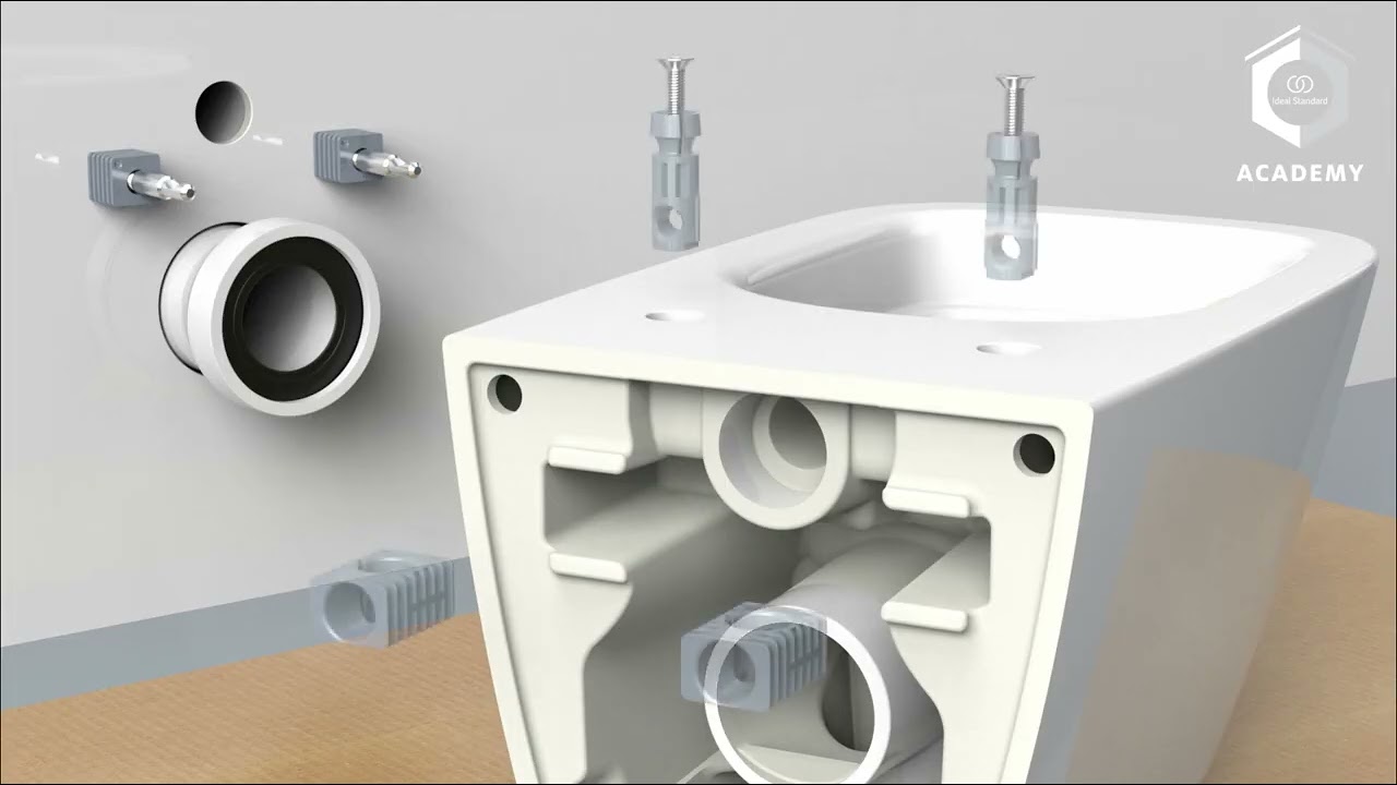 EasyFix+ - Sistema di fissaggio nascosto per sanitari