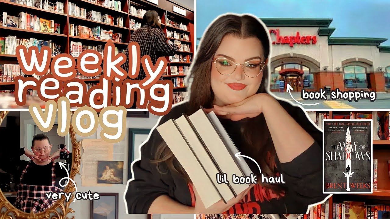 teeny book haul, fondue and high fantasy 🧀✨️ WEEKLY READING VLOG