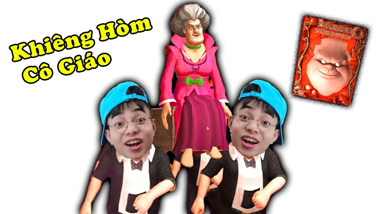 Dùng Sách Ma Thuật Troll Khiêng Hòm Cô Giáo | Scary Teacher 3D