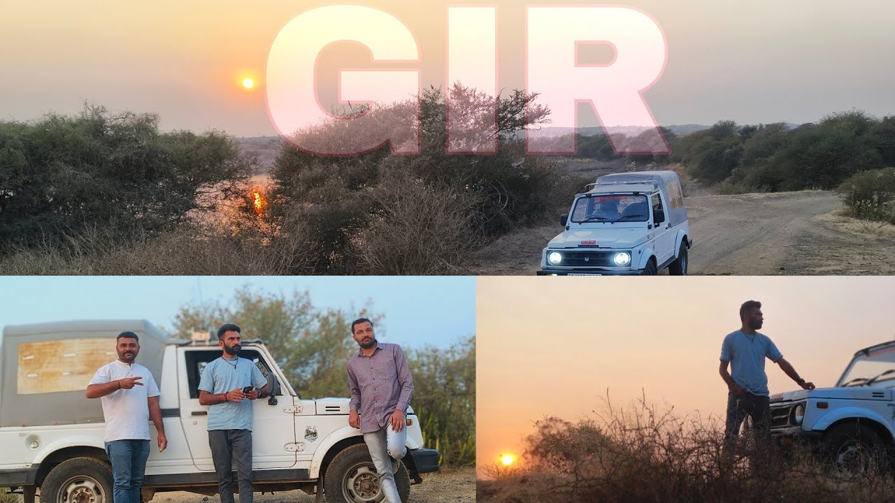ગીર ની મોજ મસ્તી અને એડવેન્ચર ની મોજ માણી || Gir Adventure and fun