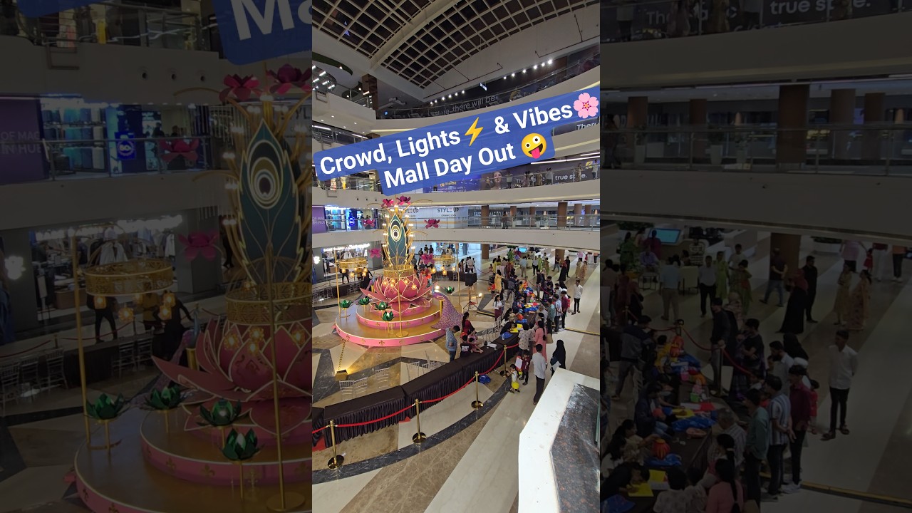 Beautiful Festive Decoration at Inorbit Mall #hubli #inorbitmall #newopening #beautifuldecoration#yt