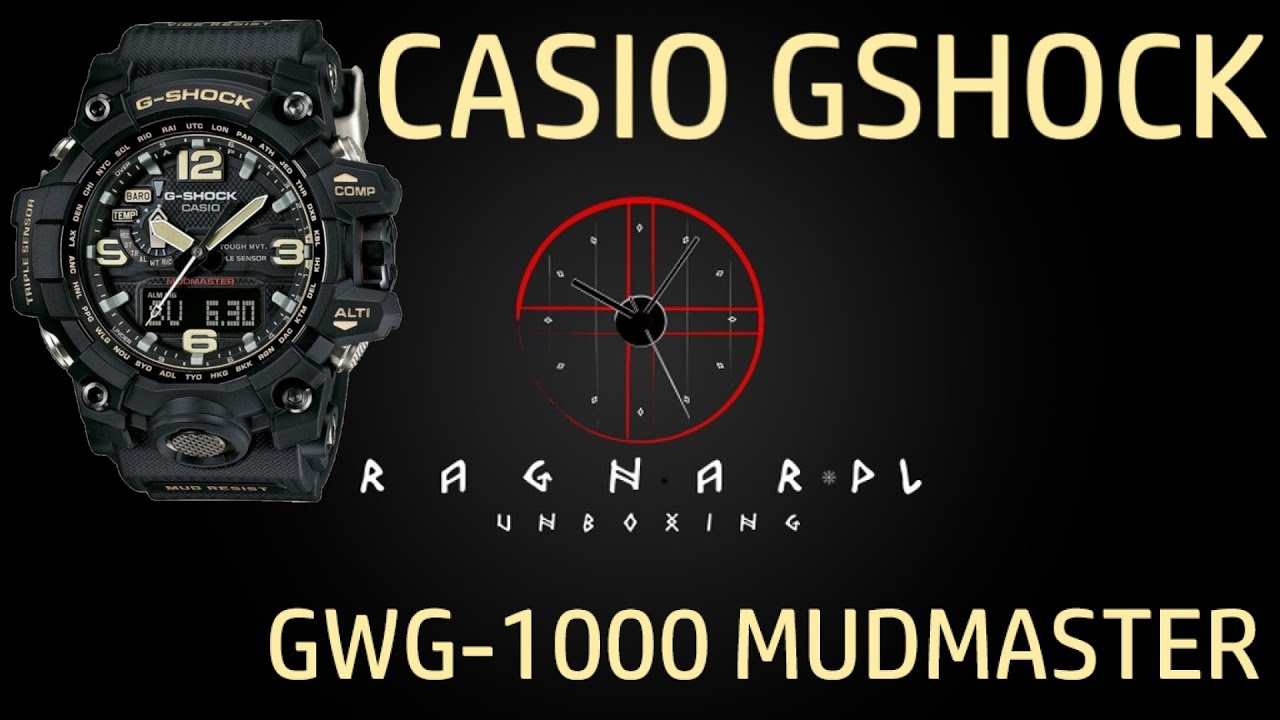 Casio Gshock GWG-1000-1ADR Mudmaster - unboxing, przymiarka, luma, porównanie.