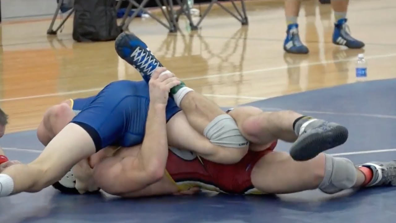 165lbs Dominic Lampe Chattanooga pins Colton Jackson Appalachain State