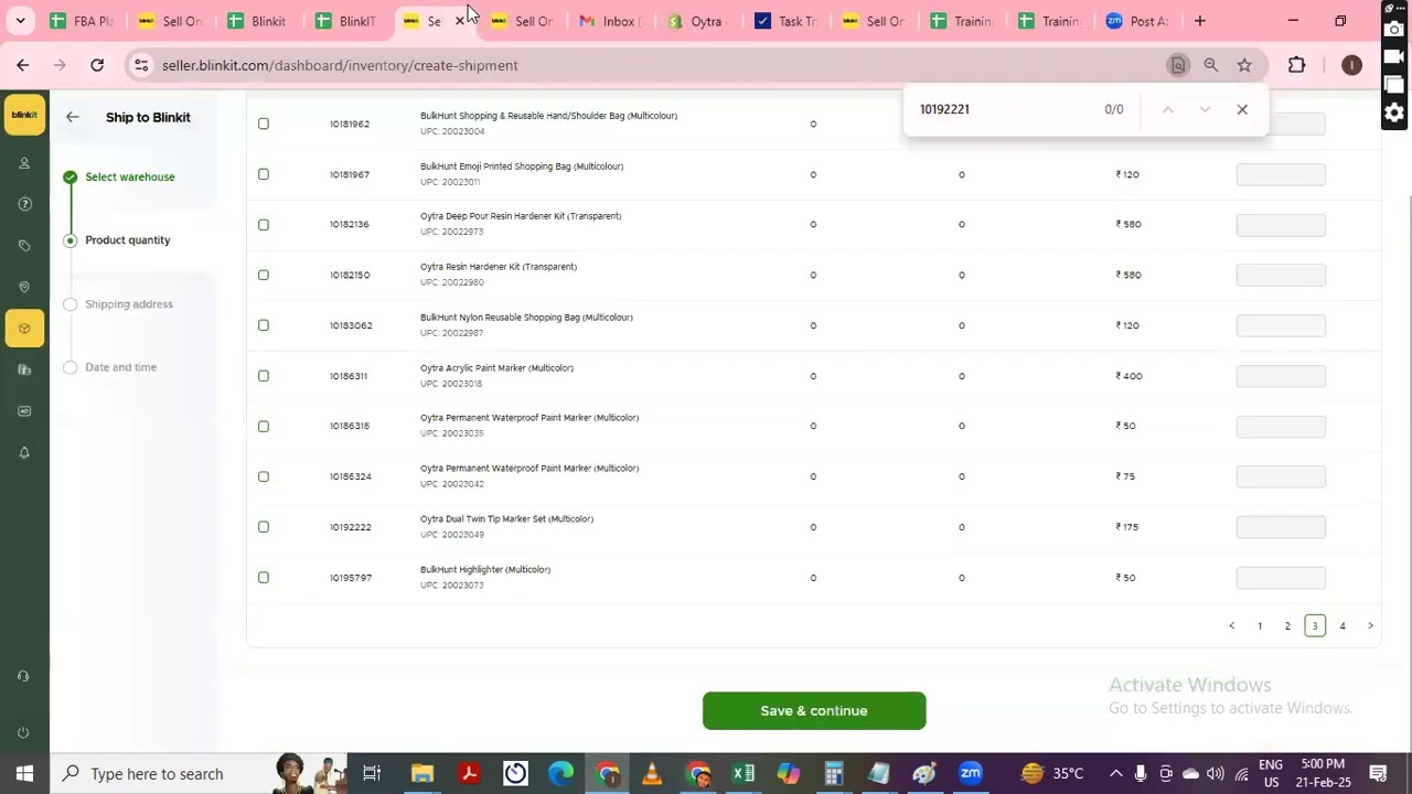 Blinkit Stock Transfer Overview