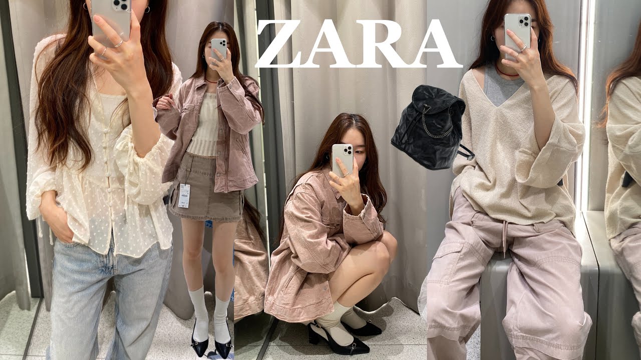 ZARA 매장 구경⑉ 자라에서 봄 쇼핑해요🌷신상 다 예뻐서 텅장이다 텅장