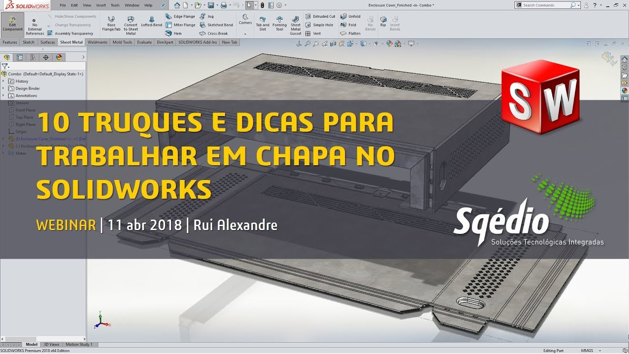 10 truques e dicas para trabalhar em chapa no SOLIDWORKS