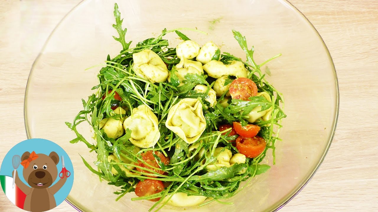 Insalata di tortellini con rucola per la pausa pranzo | Da preparare e portarsi dietro