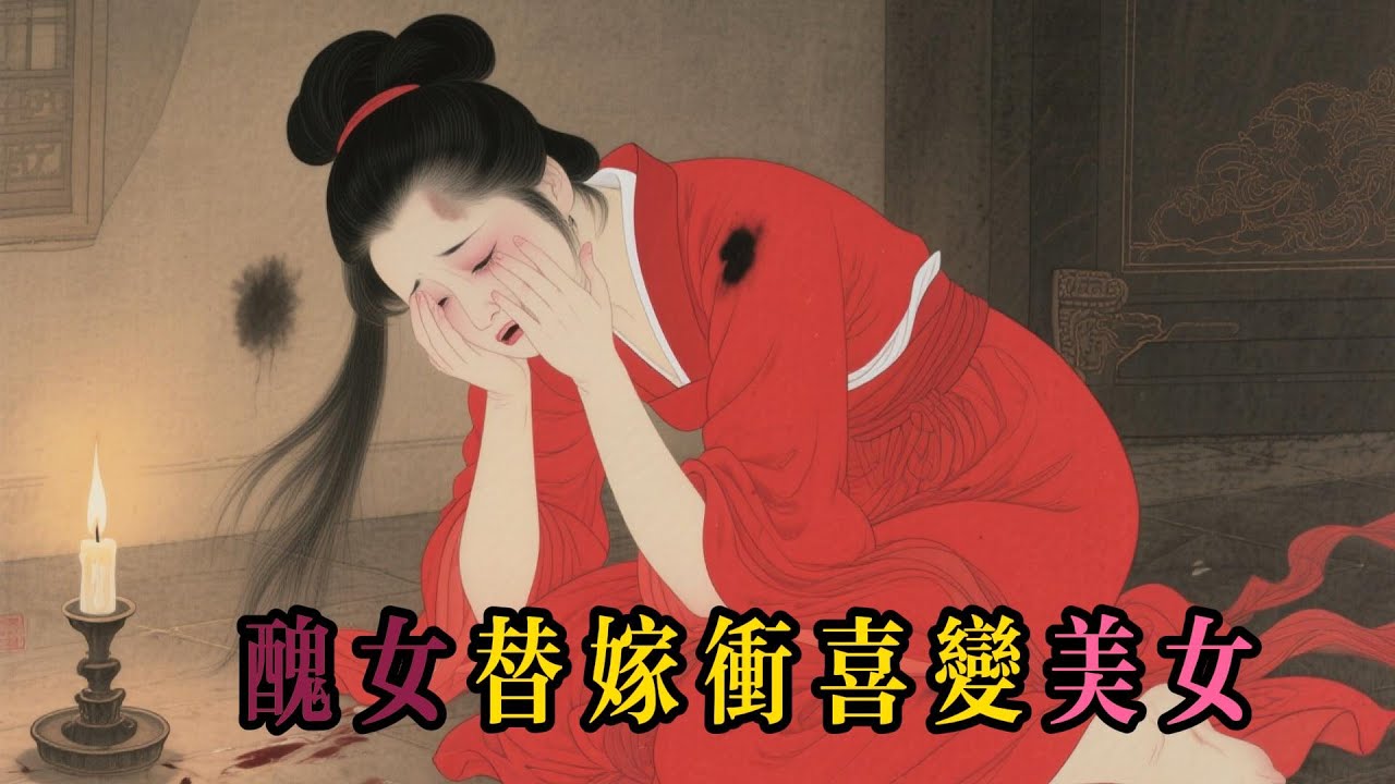 醜女替嫁衝喜竟變絕世美人！劉少爺一口黑血治好陰陽臉，惡毒繼母下場太解氣！聽故事, 說書, 醜女替嫁, 沖喜, 奇聞軼事, 因果報應, 善惡有報, 逆襲#民間故事 #故事頻道 #故事分享 #睡前故事