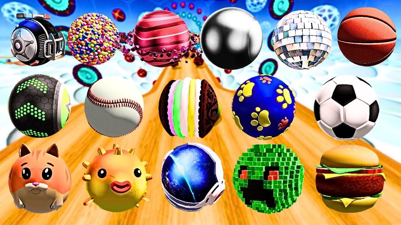 Going Balls: Which ball or balls passed two times ? 