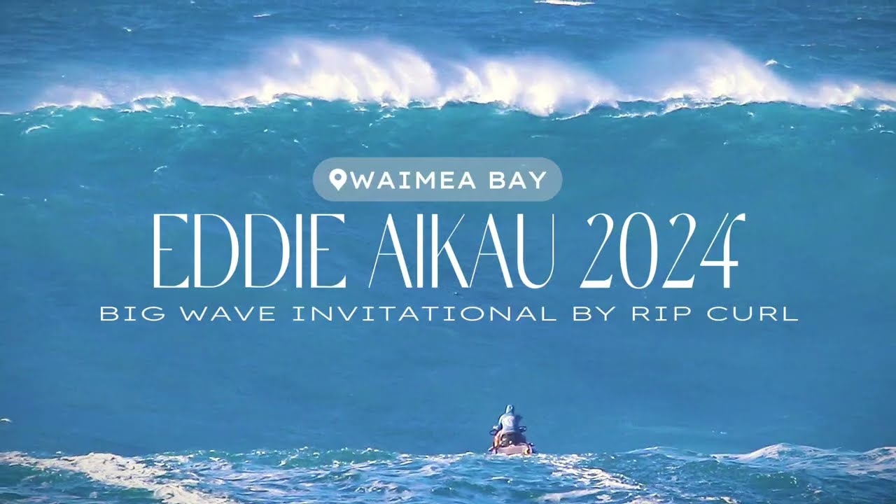 EDDIE AIKAU 2024 JJF WIPEOUT! Lucas Chianca rides huge wave into GIANT shorebreak #surfing #hawaii